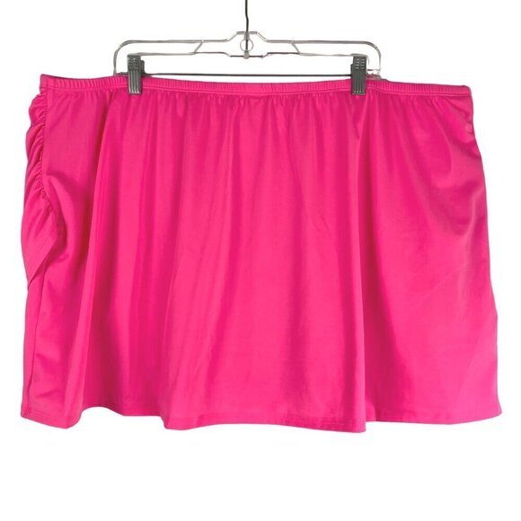 Cacique Swim Skirt Bottom Womens Size 28 Pink Nylon Spandex NWT SW-1865 - Picture 5 of 10